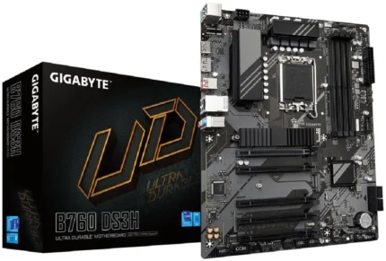 MB-GB760MDS3HD5 #1. Gigabyte B760M DS3H DDR5 LGA 1700 mATX Motherboard