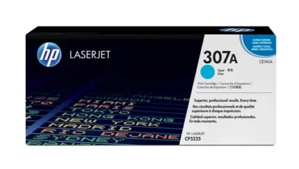 CE741A_default.jpg. HP 307A Color LaserJet Cp5225 Cyan Print Cartridge