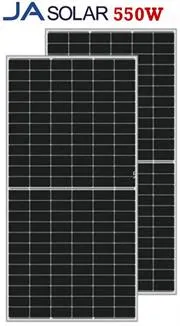 SOLJAM550WMR-001.jpg. Solarix JA 550W Mono Crystalline Half Cell Solar Panel- Deep Blue Ver 3.0 Technology