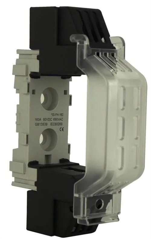 Solarix NT00 Rail Mount 1 Pole 160A DC Fuse Holder- Sold As Single Unit DC Fuse Holder For NH00 60A- 160A Fuses 2 Big_SOLSSNT00160A1PC-001.jpg. Solarix NT00 Rail Mount 1 Pole 160A DC Fuse Holder- Sold As Single Unit DC Fuse Holder For NH00 60A- 160A Fuses