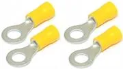 SOLLR40064PCK-001a.jpg. Solarix M6 Insulated Ring Solar PV Terminal Connector Pack of 4-M6 Stud Size