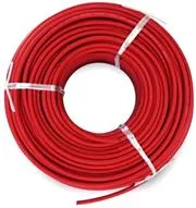 SOLSIRPV6MMRED.jpg. Solarix 6mm2 Single Core Solar Photovoltaic PV Cable Red 100 Metre Roll- Designed For Use To Provide Optimal Cable Connection Between Solar Panel Cells And AC/DC Inverter Or The Mains DC Cable