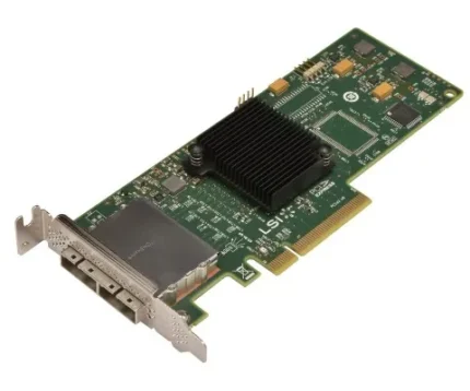 614988-B21.jpg. HP Modular Smart Array SC08e 2-ports Ext PCIe x8 SAS Host Bus Adapter