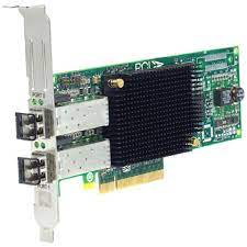 LPE12002-HP.jpg. Emulex 8Gb Dual Port Fibre Channel PCI-E FC HBA Adapter w/ 2x SFP (High Profile)