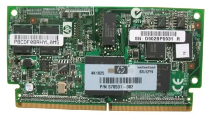 HP 505908-001.jpg. HP 505908-001 Smart Array P4XX 1GB FBWC Flash Backed Write Cache for DL3XX G7