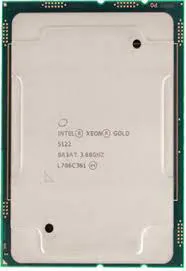 Gold_5122.jpg. Intel Xeon Gold 5122 CPU, 16.5M Cache, 3.60Ghz (4 Core / 8 Thread) XEON Workstation Server 64 Bit CPU