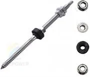 SOLSIBRHBW01-001a.jpg. Solarix IBR Hanger Bolt Screw For D-RAIL 8mm- Ideal For IBR On Wood Trusses