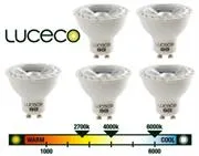 Luceco GU10 5W (LGW5W37/5-01) - Warm White LED 1 LGW5W37_5_01 001.jpg. Luceco GU10 5W (LGW5W37/5-01) - Warm White LED