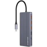 CNS-TDS16. CANYON hub DS-16 13in1 4k USB-C Grey