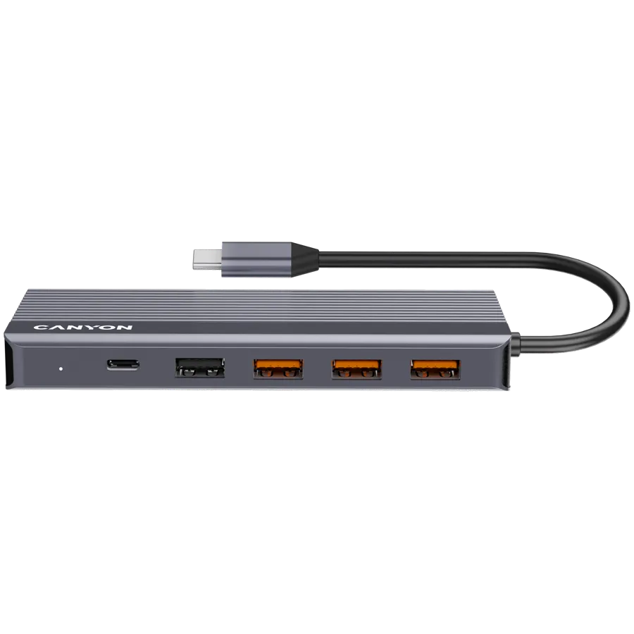 CANYON hub DS-16 13in1 4k USB-C Grey 4 240801160012098880.jpg. CANYON hub DS-16 13in1 4k USB-C Grey