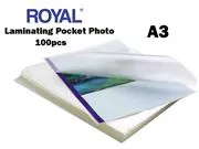 matte-laminating-pouch-film-a.jpg. Royal Laminating Pockets A3 Size 100pcs per pack