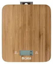 CKSB01-01.jpg. Casa Electronic Bamboo Kitchen Scale Retail Box 1 year warranty