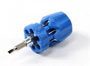 GSD-810BLU.02.jpg. Goldtool 7 In 1 Stubby Flat Head Driver Set- The drive set includes 7 sizes including 1.0
