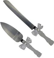 CSY-1477-13-001a.jpg. Casey Cake Knife And Spatula Server Set – 2x Piece Stainless Steel Serrated Cake Knife And Stainless Steel Spatula Server Set