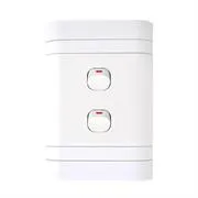 L422W2-001.jpg. Lesco Flush Cover with 2 Lever 2 Way Switch - Voltage: 220-240V