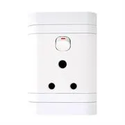 L42VSW-001.jpg. Lesco Single Switch Socket with Flush Cover -Voltage: 220-240V