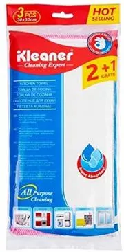 GSG011-header35422.jpg. Kleaner Multi Purpose 4 Layer Fiber Kitchen clearning Towel 30*30cm (Pack of 3) - High quality kitchen cleaning Towel for household cleaning Retail Box No warranty
