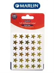 028Heewaaaa-500x500.jpg. Marlin Self Adhesive Labels 180 Gold Stars