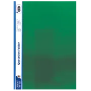 Marlin A4 Green Quotation and Presentation Folder- Clear View Front 1 6009685850409GRN-header25421.png. Marlin A4 Green Quotation and Presentation Folder- Clear View Front