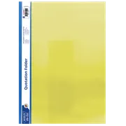 Marlin A4 Yellow Quotation and Presentation Folder- Clear Front 1 6009685850409YEL-header2352422.png. Marlin A4 Yellow Quotation and Presentation Folder- Clear Front