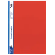 Marlin A4 Red Quotation and Presentation Folder- Clear View Front 1 6009685850409RED-header35422.png. Marlin A4 Red Quotation and Presentation Folder- Clear View Front