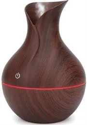 FT-036B-DHWG-001.JPG. Casey Ultrasonic Aroma Humidifier Dark Hollow Wood Grain - 300ml