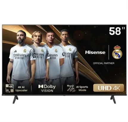 Big_58A6Nmain1.jpg. Hisense 58 inch A6N Series UHD Smart TV - Resolution 3840 x 2160