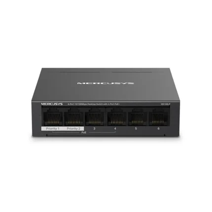 MS106LP_2faf.jpg. Mercusys MS106LP 6-Port Desktop Switch with 4-Port PoE+