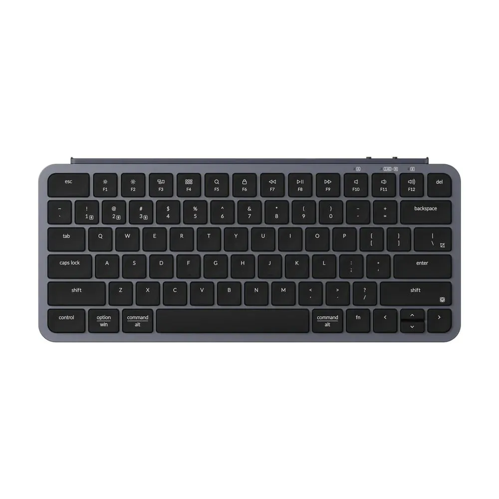 Keychron B1 Pro Ultra-Slim 75% Wireless Keyboard - Space Grey 1 B1P-K1_wr_01a.jpg. Keychron B1 Pro Ultra-Slim 75% Wireless Keyboard - Space Grey