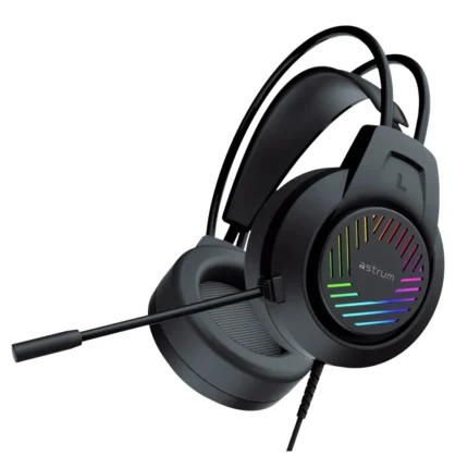 HG100-Main1.jpg. Astrum HG100 Wired Gaming Headset, 2 x 3.5mm with Boom Mic and USB LED