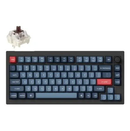 Keychron V1 Max QMK/VIA Wireless Custom Mechanical Keyboard | Brown Switches - Black 1 V1M-D3 #2. Keychron V1 Max QMK/VIA Wireless Custom Mechanical Keyboard | Brown Switches - Black