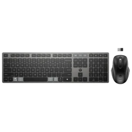 9T5B0UT #3. HP 725 Multi-Device Rechargeable Wireless Keyboard and Mouse Combo - Nightfall Black