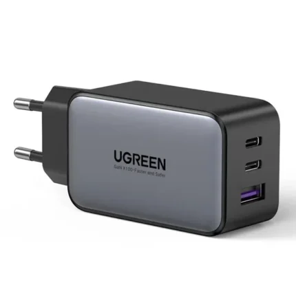 UG-CD244-10335_default.jpg. Ugreen 3 port gan 65W PD wall charger-Black