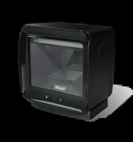 87314453_0842345184.png. Newland-FR80 Salmon 2D CMOS Mega Pixel Large window vertical desktop scanner with ''L'' mounting bracket; 3 mtr USB cable and mu