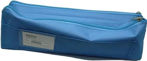 Nexx Fabric 2 Pocket 33cm Pencil Bag 1 Big_6007749002092-001.jpg. Nexx Fabric 2 Pocket 33cm Pencil Bag