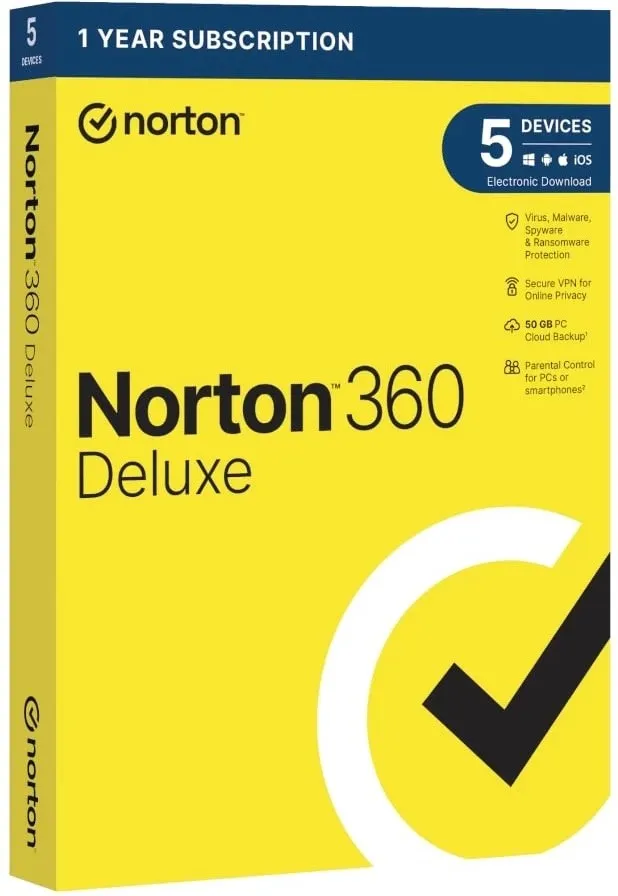 Norton 360 Deluxe 5-Device Annual License 1 Big_5397231012236-4.jpg. Norton 360 Deluxe 5-Device Annual License