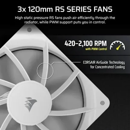 22d40156f6ab42a0516d079811c7ab422c10fec6.webp. ''NAUTILUS 360 RS LCD Liquid CPU Cooler – 2.1'''' IPS LCD Screen – RS120 Fans – 360 mm Radiator – LGA 1851/1700; AMD® AM5/AM4 -