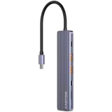 CANYON hub DS-17 6in1 4k USB-C Grey 4 CNS-TDS17. CANYON hub DS-17 6in1 4k USB-C Grey