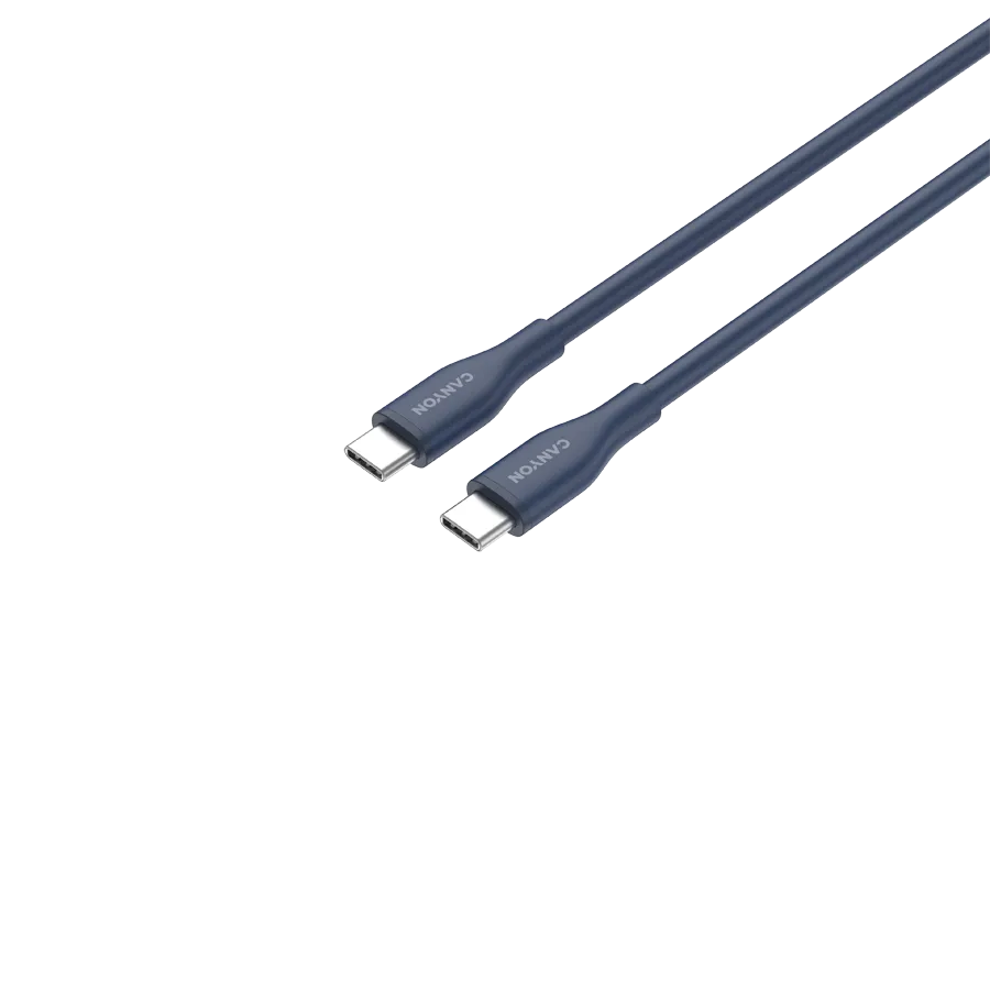 CANYON cable CC60SC10 C-C 60W 1m Silicon Dark blue 4 241209080009718472.jpg. CANYON cable CC60SC10 C-C 60W 1m Silicon Dark blue