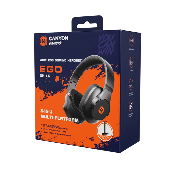 CANYON headset EGO GH-16 3in1 2.4Ghz+BT White 6 250507113402764981.jpg. CANYON headset EGO GH-16 3in1 2.4Ghz+BT White