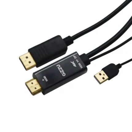 GCPHDP18_Gizzu-4K-HDMI-to-DP-Cable-1.8m-Black_wr_0. Gizzu 4K HDMI to DP Cable (1.8m) - Black