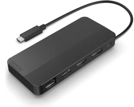 40B90100SA_default.png. Lenovo USB-C Dual Display Travel Dock with 100W Adapter