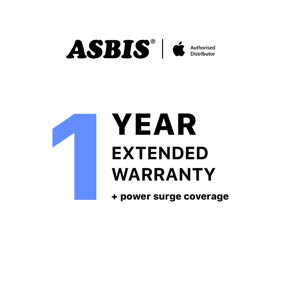 Additional 1-year warranty + power surge coverage for MacBook Air13, M5 1 260401080009322270.jpg. Additional 1-year warranty + power surge coverage for MacBook Air13, M5