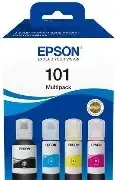PartImage.ashx. Epson 101 Ink Bottles Multipack 260ml (total) 1 x Black 1 x Cyan 1 x Magenta 1 x Yellow L4150 / L4156 / L4160 / L4260 / L6160 / L6170 / L6176 / L6190 / L6270 / L6290 / L14150 7500 pages