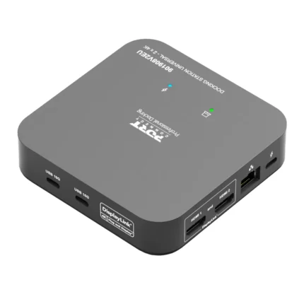 901908V2EU_Port-Connect-Multi-port-USB-Type-C-2x4K. Port Connect Multi-port USB Type-C 2x4K Office Docking Station