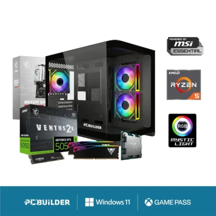 PCB_RECON_02_PCBuilder-Ryzen-5-8400F-RECON-Windows. PCBuilder Ryzen 5 8400F RECON Windows 11 Gaming PC