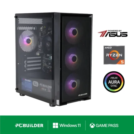 PCB_WARDEN_02_PCBuilder-Ryzen-5-8600G-WARDEN-Windo. PCBuilder Ryzen 5 8600G WARDEN Windows 11 Gaming PC
