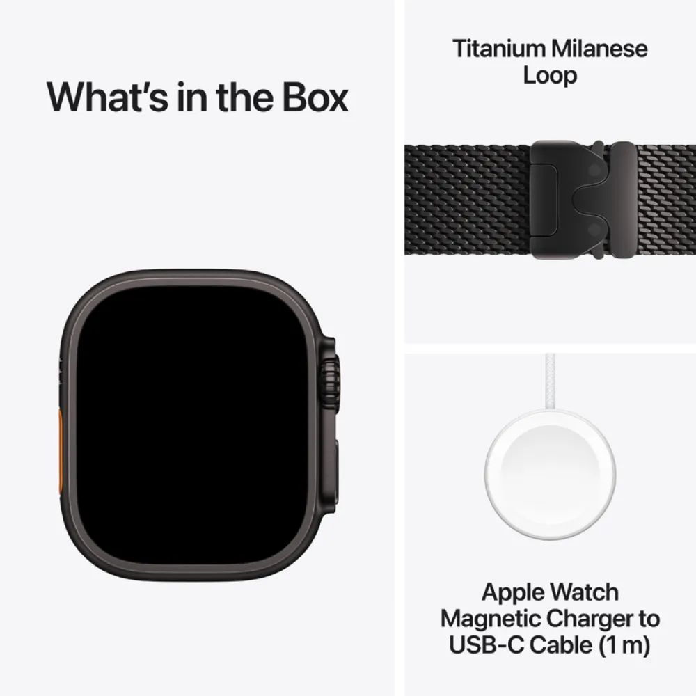 Apple Watch Ultra 4 GPS + Cellular 49mm Black Titanium Case with Black Tita 14 260911100014642033.png. Apple Watch Ultra 4 GPS + Cellular 49mm Black Titanium Case with Black Tita