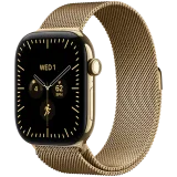 A. Apple Watch Series 12 GPS + Cellular 42mm Radiant Gold Titanium Case with R