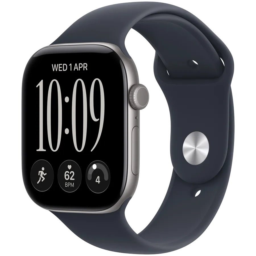 Apple Watch Series 12 GPS 42mm Space Grey Aluminium Case with Navy Blue Spo 1 260911180014048822.jpg. Apple Watch Series 12 GPS 42mm Space Grey Aluminium Case with Navy Blue Spo